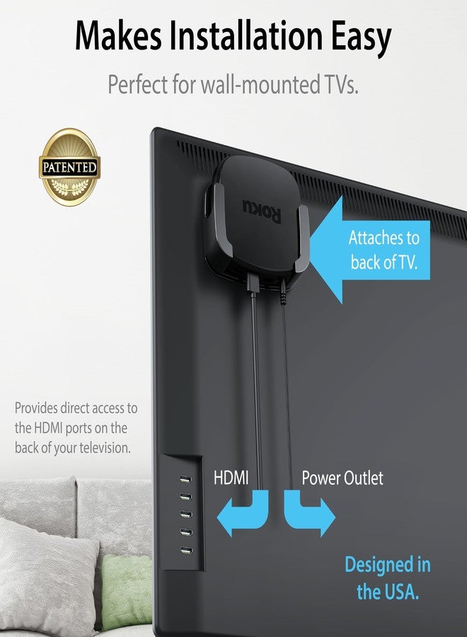 TotalMount for Roku Ultra (Compatible with All Roku Ultra Models) - Image 3