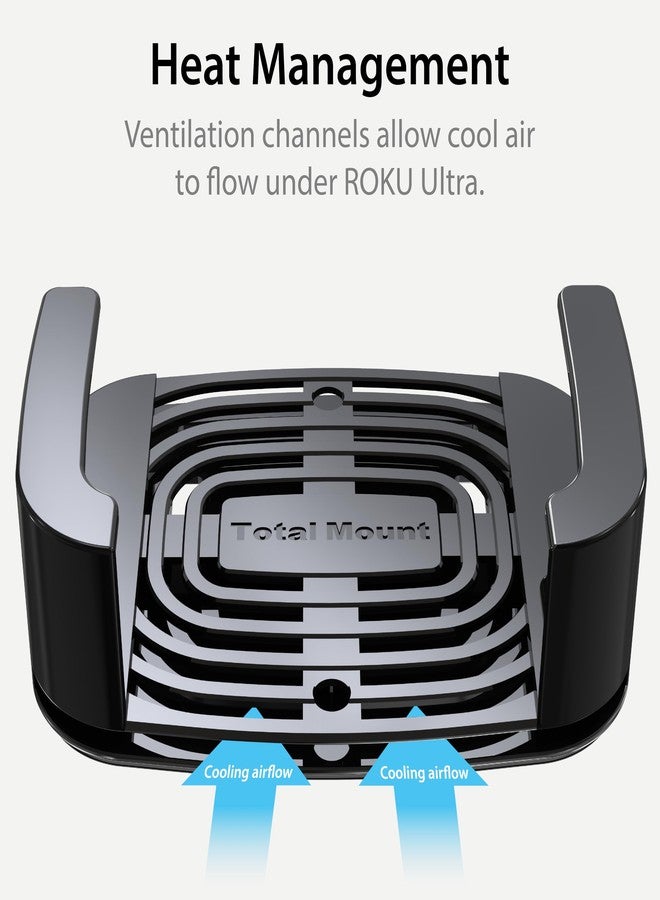 TotalMount for Roku Ultra (Compatible with All Roku Ultra Models) - Image 5