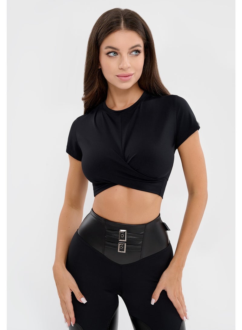 Bona Fide Workout Tops for Women - Short/Long Sleeve Compression Shirt - Breathable Tight Crop Top for Gym, Running, Yoga - Image 1