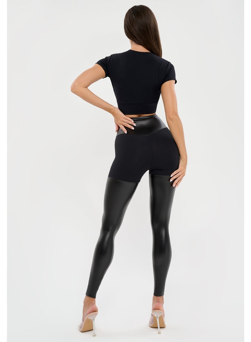 Bona Fide Workout Tops for Women - Short/Long Sleeve Compression Shirt - Breathable Tight Crop Top for Gym, Running, Yoga - Image 2