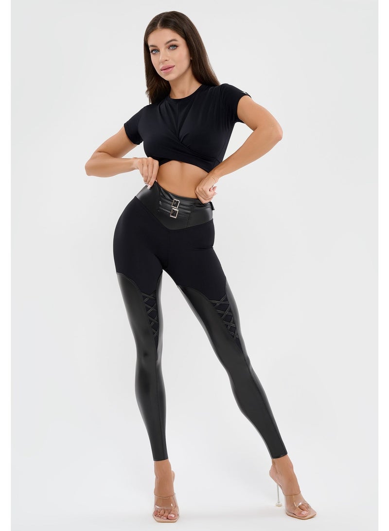 Bona Fide Workout Tops for Women - Short/Long Sleeve Compression Shirt - Breathable Tight Crop Top for Gym, Running, Yoga - Image 3