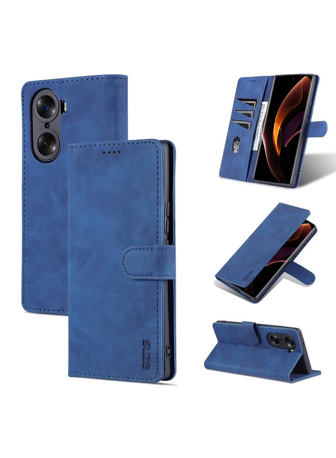 The Bros Case For Honor 60 Pro Skin Feel Calf Texture Horizontal Flip Leather Phone Case