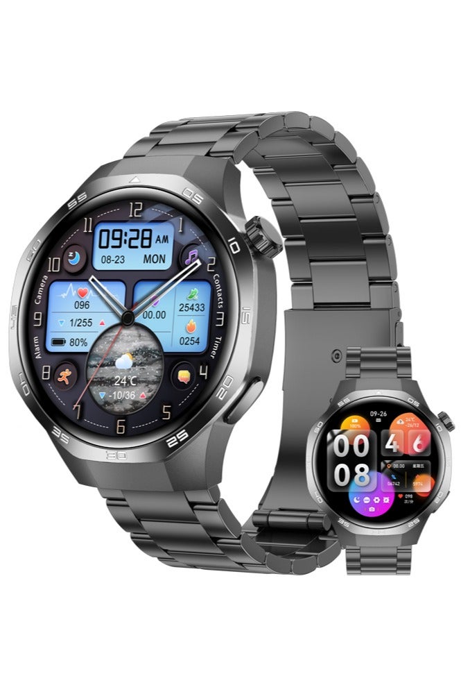 RollsTimi  Smart Watch for Men Women- Bluetooth Call, Fitness Sleep Tracker Watch with Sports Modes, Smartwatch Compatible for Android iPhone iOS,Black - Image 1