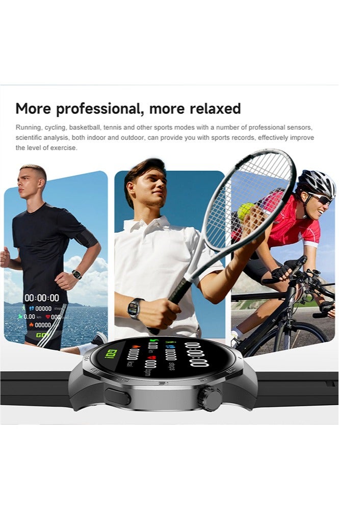 RollsTimi  Smart Watch for Men Women- Bluetooth Call, Fitness Sleep Tracker Watch with Sports Modes, Smartwatch Compatible for Android iPhone iOS,Black - Image 5
