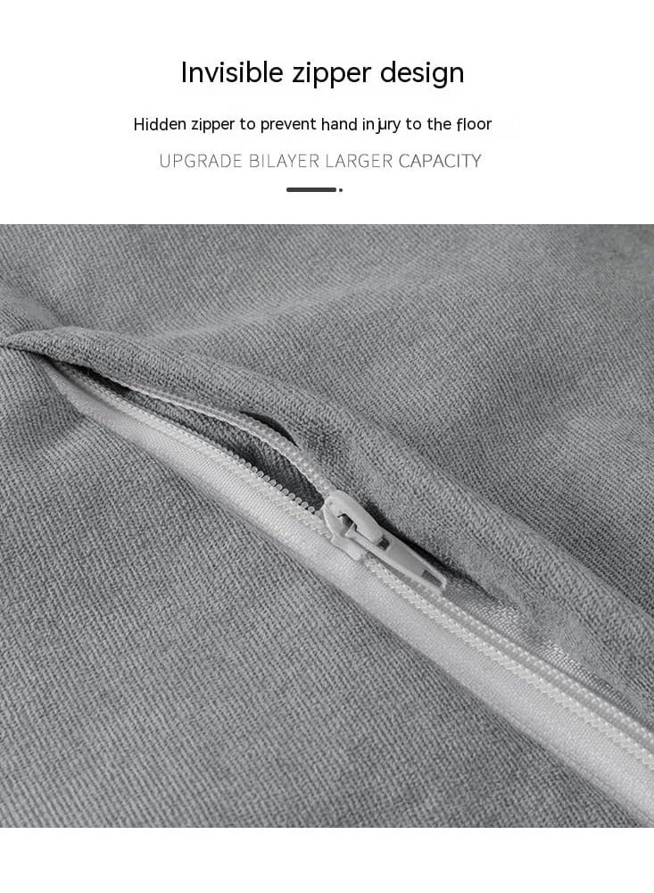 وسادة فاصولياء، خفيفة الوزن، مقعد لاثنين، كيس فاصولياء، كبير جداً، أريكة فاصولياء، تخفيف التعب، وسادة أريكة، قابلة للإزالة، قابلة للغسل، يمكن استخدامها كمسند ذراع من الجانبين، أريكة زاوية، أريكة بتصميم رقعة، أريكة صغيرة يمكنك الاستلقاء عليها والنوم في الشرفة، أريكة ناعمة. - Image 5