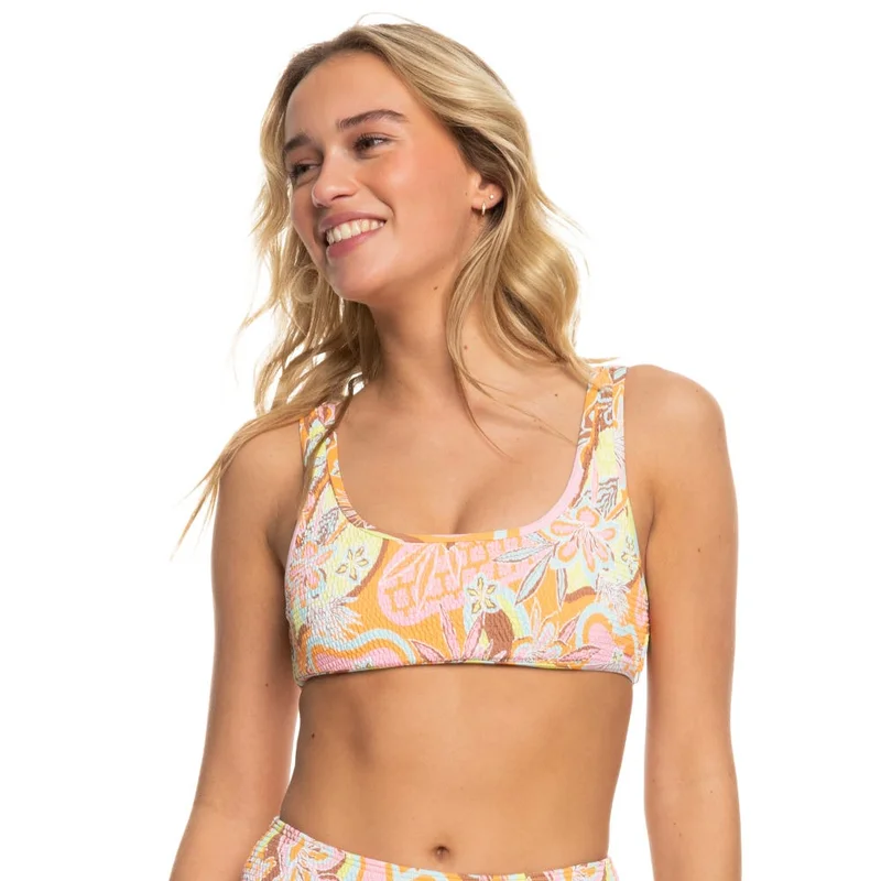 روكسي Floraldelic Bralette Bikini Top - Women