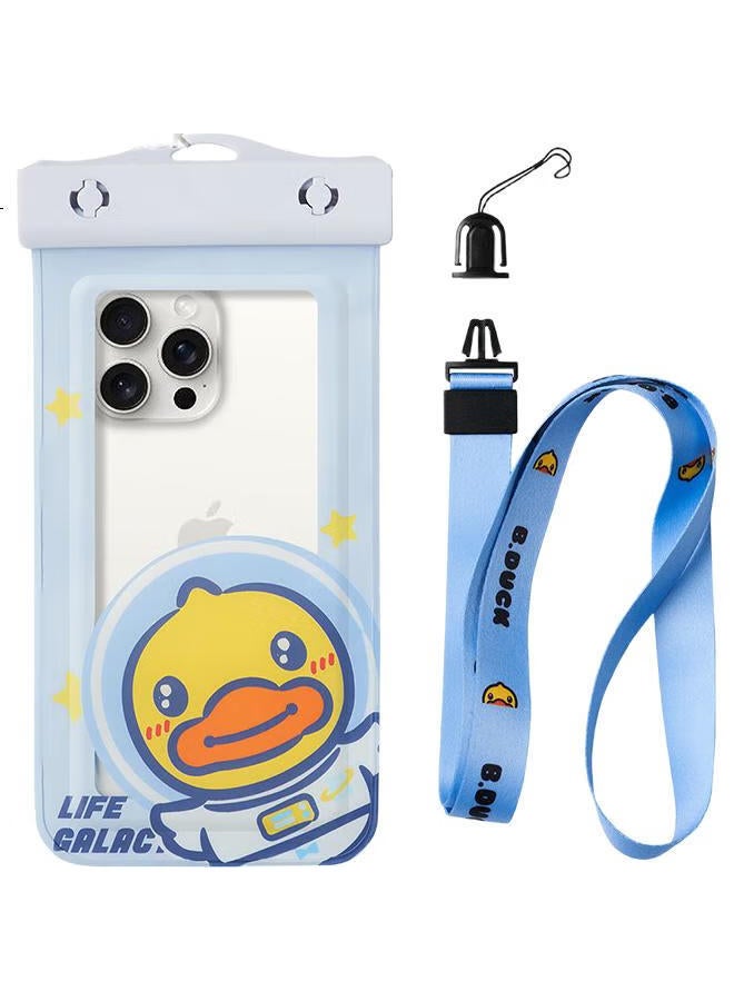 B.Duck Yellow Duck Phone Waterproof Bag Diving Set Universal Hanging Rope Swimming Hot Spring Photo Touch Screen Waterproof Bag Sealed Rainproof - Image 2