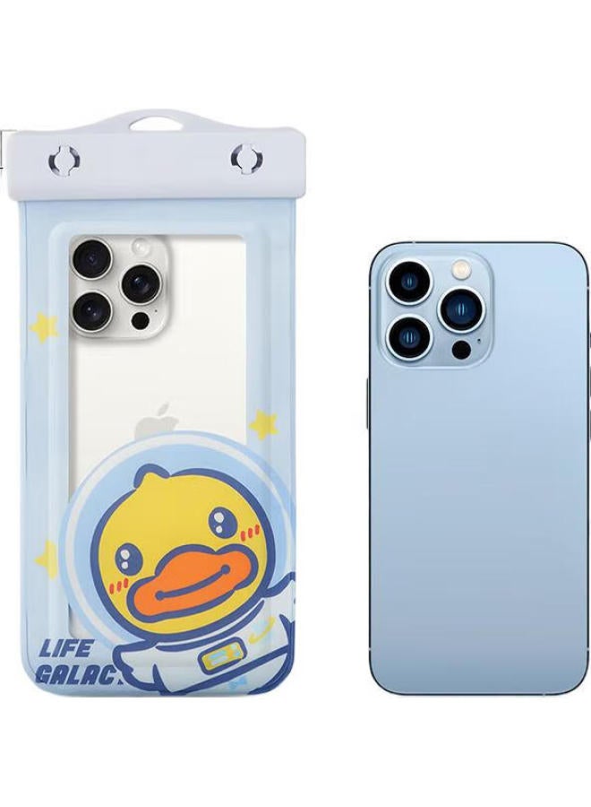 B.Duck Yellow Duck Phone Waterproof Bag Diving Set Universal Hanging Rope Swimming Hot Spring Photo Touch Screen Waterproof Bag Sealed Rainproof - Image 3
