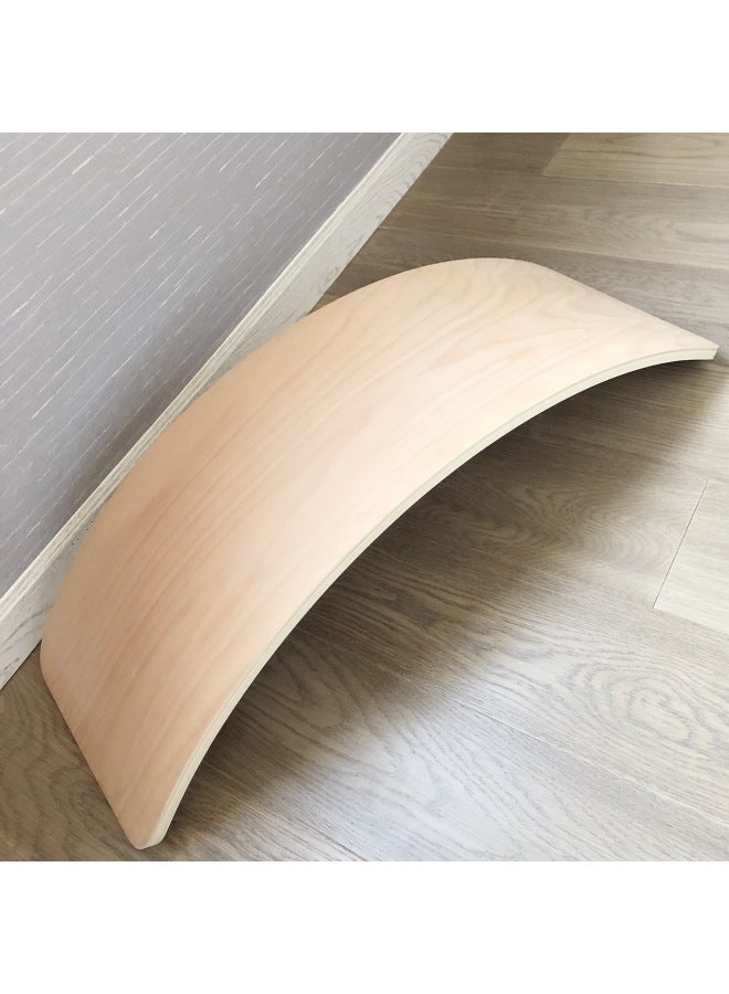 اسم المحتوى ناريلا الأطفال التعليم المبكر التدريب التوازن شعاع اليوغا ممارسة الانحناء لوحة ذكية التوازن الخشبي متأرجحة اللون: متأرجحة خشب الزان الرقائقي - المواصفات: 83 * 29.5 * 1.5 سم سمك - Image 1