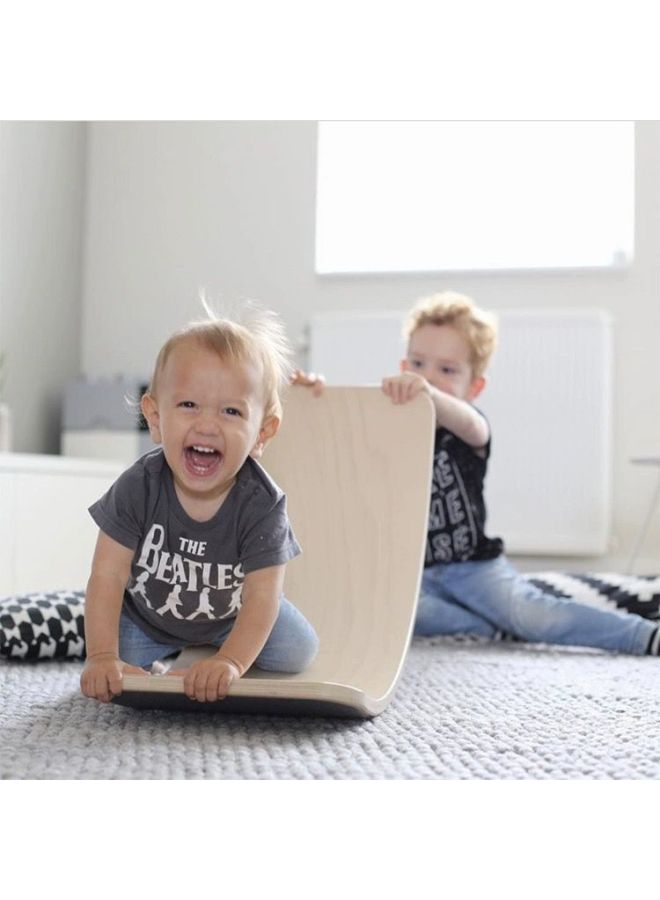 اسم المحتوى ناريلا الأطفال التعليم المبكر التدريب التوازن شعاع اليوغا ممارسة الانحناء لوحة ذكية التوازن الخشبي متأرجحة اللون: متأرجحة خشب الزان الرقائقي - المواصفات: 83 * 29.5 * 1.5 سم سمك - Image 3