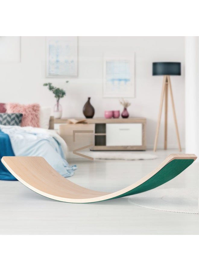 اسم المحتوى ناريلا الأطفال التعليم المبكر التدريب التوازن شعاع اليوغا ممارسة الانحناء لوحة ذكية التوازن الخشبي متأرجحة اللون: متأرجحة خشب الزان الرقائقي - المواصفات: 83 * 29.5 * 1.5 سم سمك - Image 4