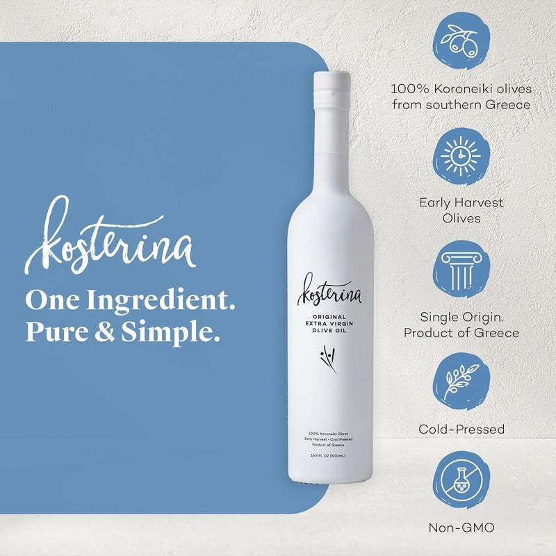 Kosterina Original Extra Virgin Olive Oil - 17 oz - Image 2