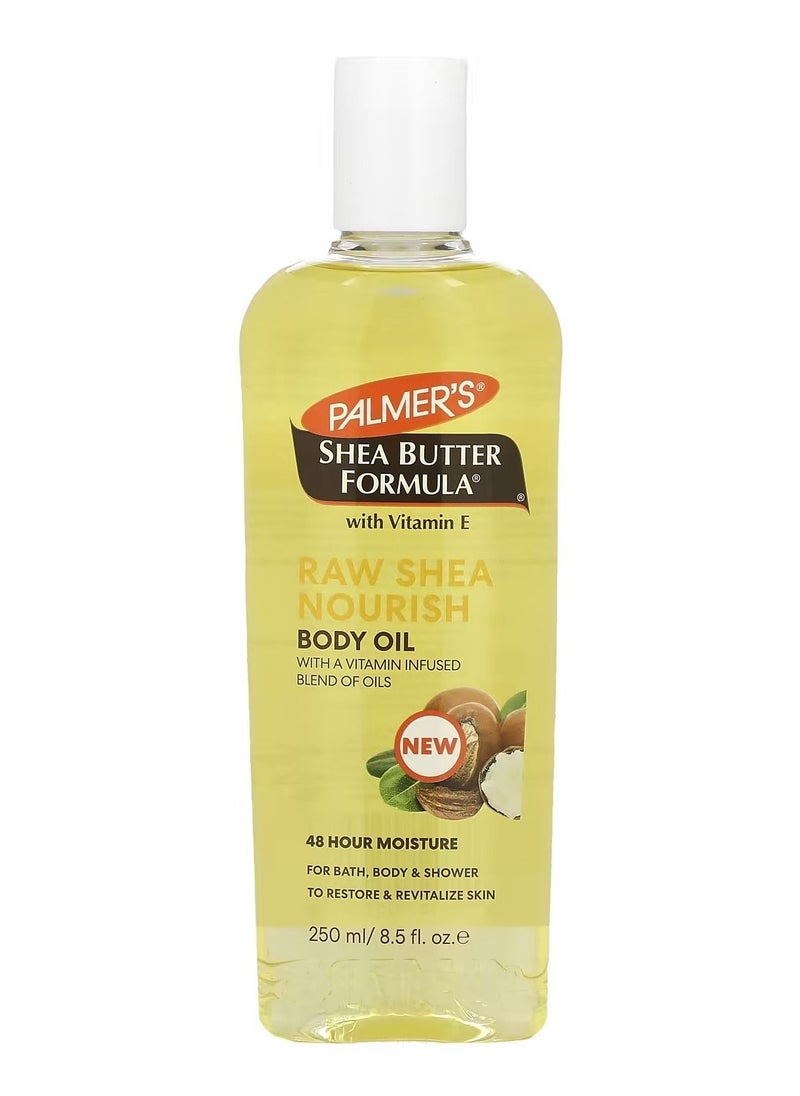 PALMER'S - Shea Butter Formula with Vitamin E Raw Shea Nourishing Body Oil 8.5 fl oz 250 ml - Image 1