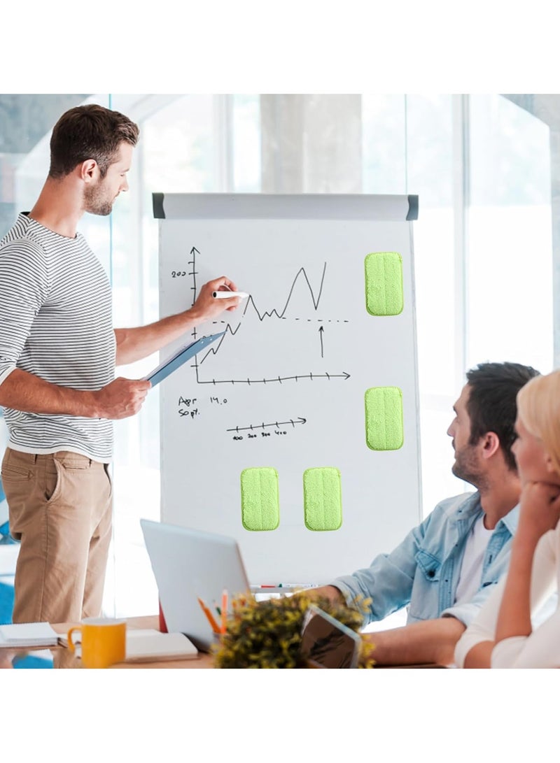 CMGTYYD Magnetic Reusable Whiteboard Eraser, 4PCS Washable Chalkboard Multi-Functional Chalk Eraser, Microfiber Blackboard Eraser Colorful Dry Wipe Eraser for Markers, Classroom, Home and Office - Image 3