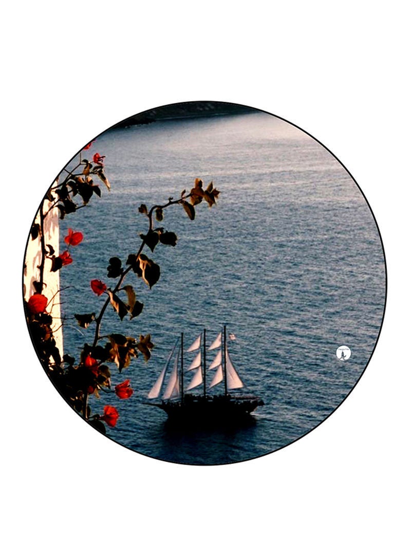 RKN Ship Printed Round Pin Badge Multicolour - Image 2