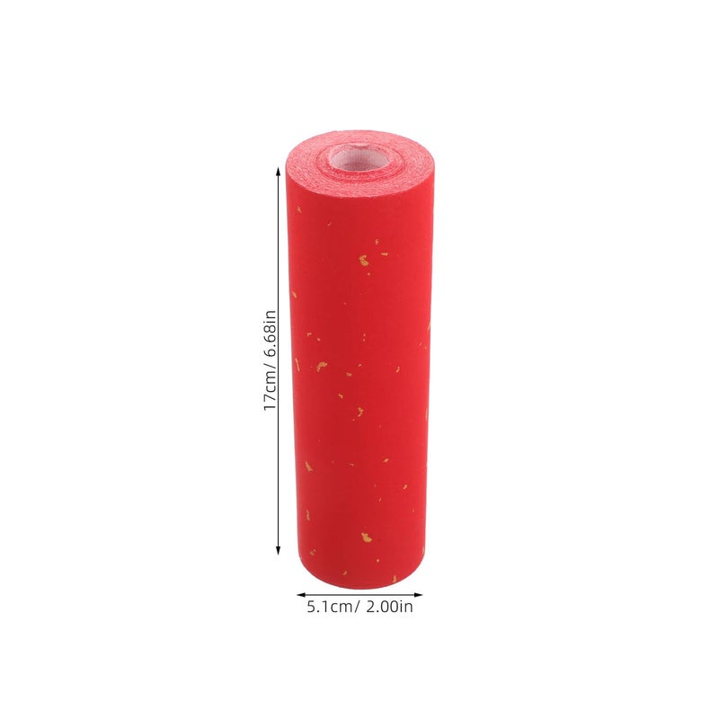 Red Xuan Paper Roll 2pcs 17cm X 20m Thickened Rice Paper for Chinese Calligraphy Spring Festival Couplets - Image 3