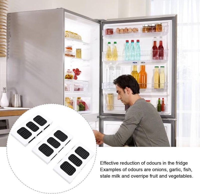 6 عبوات مرشح هواء ثلاجة بديل لـ Frigidaire Pure Air Ultra 2 لامتصاص الروائح بالكربون - Image 4