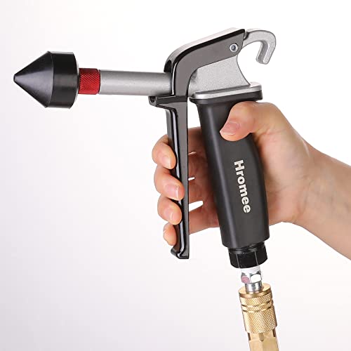 Hromee 1/8-Inch Rubber Tip Set for Air Blow Gun, 4 Pieces Air Compressor Gun Nozzle with 1/2-Inch High Flow Adapter - Image 4