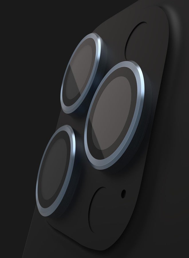 BodyGuardz Apex Camera Lens Protector Compatible with iPhone 15 Pro and iPhone 15 Pro Max, 9H Hardness Tempered Glass, Scratch Resistant, Easy Installation, Case Friendly - Blue - Image 4