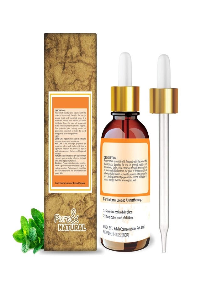 Crysalis Peppermint Oil Cosmetic Grade - 15 ml - Fresh Minty Aromatic Oil for Skin Care, Hair Blends, Massage Oils & DIY Formulations - Image 2