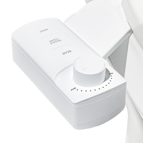 BIGCOW ‌BIGCOW Ultra-Slim Bidet Attachment, Self-Cleaning Dual Nozzle (Front/Rear Wash), One-Finger Command, Ergonomic 3+1 Tactile Controls, Pressure Dial & Tool-Free Install, Instant Hygiene Upgrade - Image 1