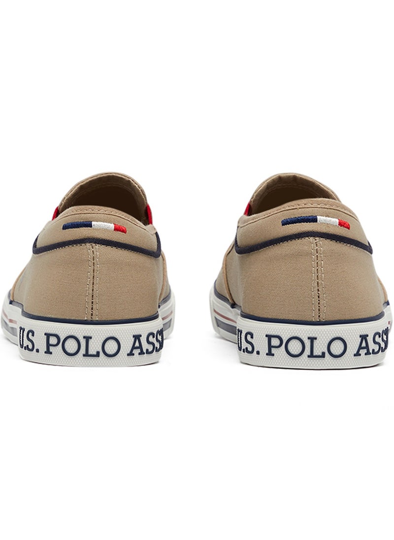 U.S. Polo Assn. Men's Beige Low-Top Sneakers - Lightweight Slip-On Design  - Image 5