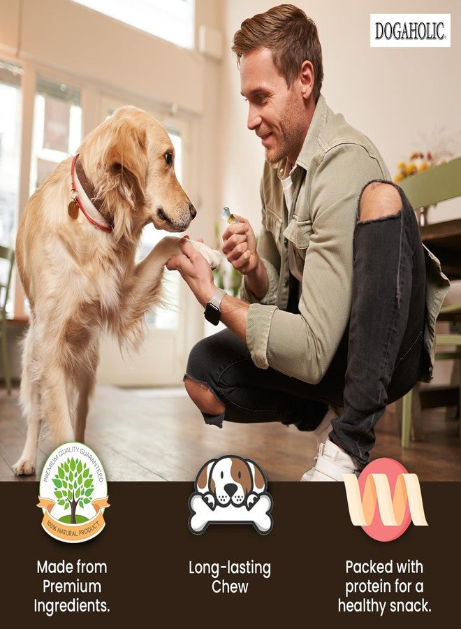 Dogaholic Dog Chew Treats Combo Pack - Milky Chew Cheese & Chicken Bones for Dogs, Premium Milk-Flavoured Rawhide-Free Chew Treats for All Ages & Sizes (Pack of 3) - Image 4