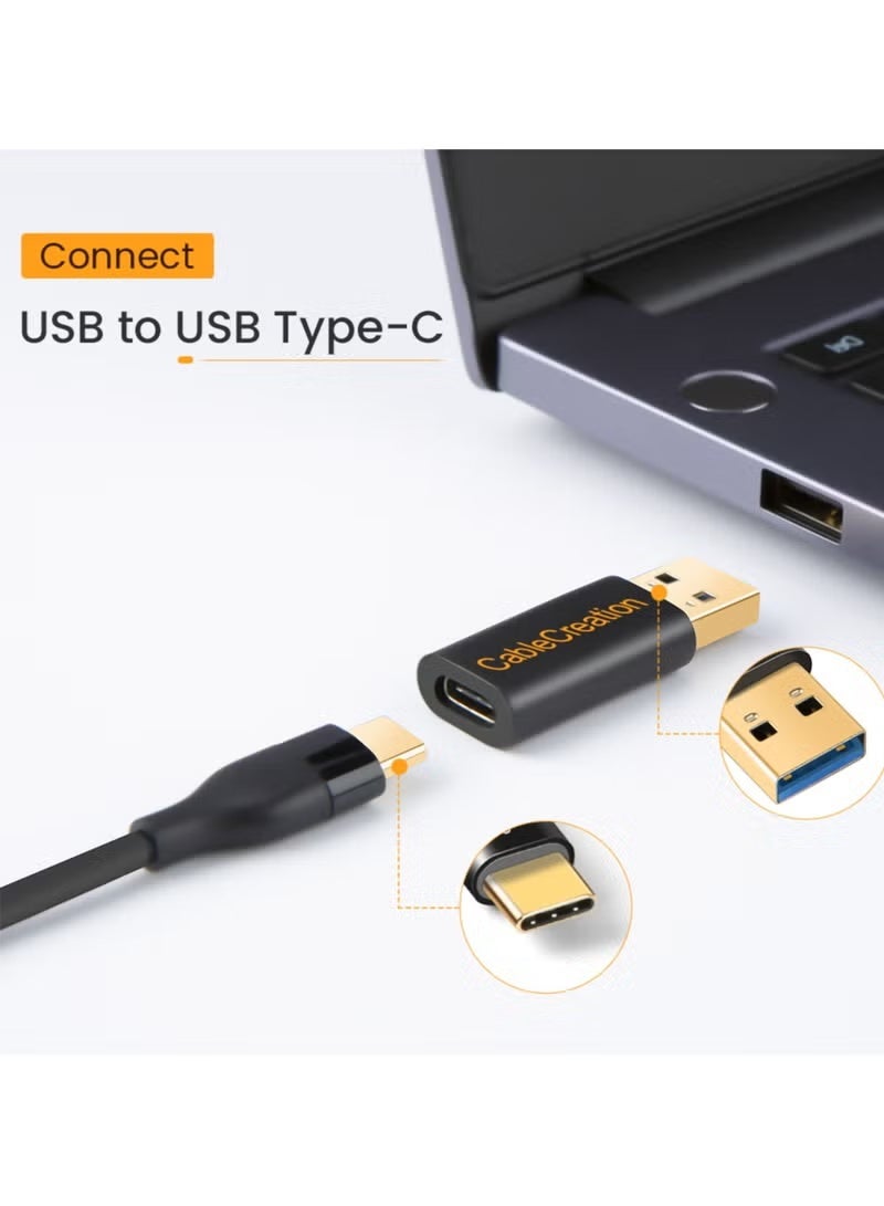 CableCreation USB C to USB A Adapter,CableCreation USB C Female to USB Male Adapter USB to USB C Adapter, USB 3.1 5Gbps USB C to A Adapter Female for Laptops Logitech StreamCam VR Link Adapter for Charging - Image 5