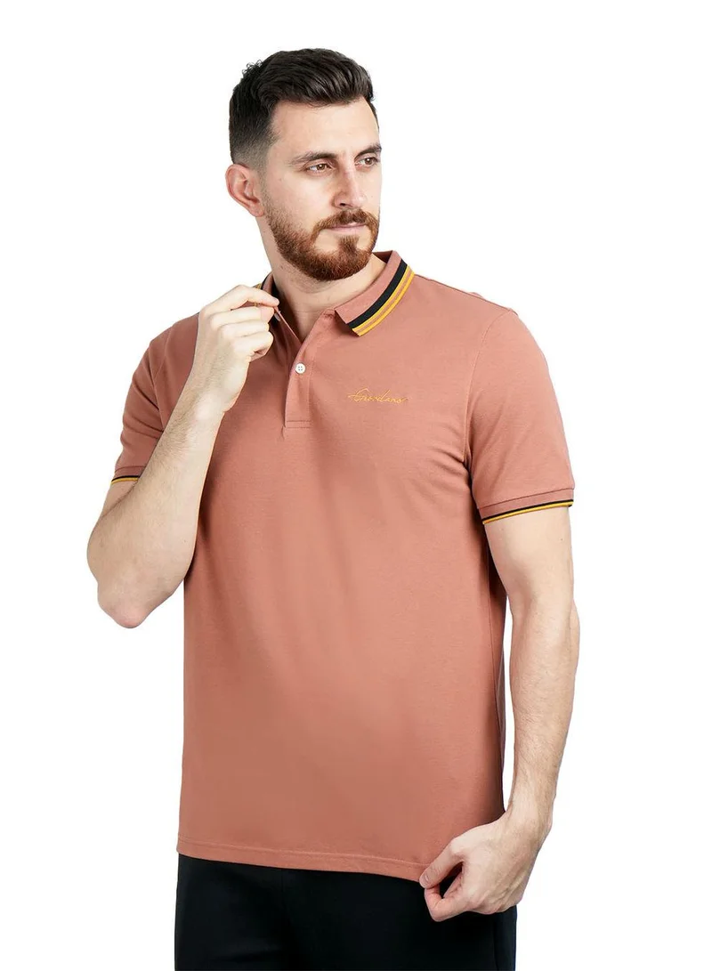 Men's Classic Slim Fit Polo with Signature Embroidery