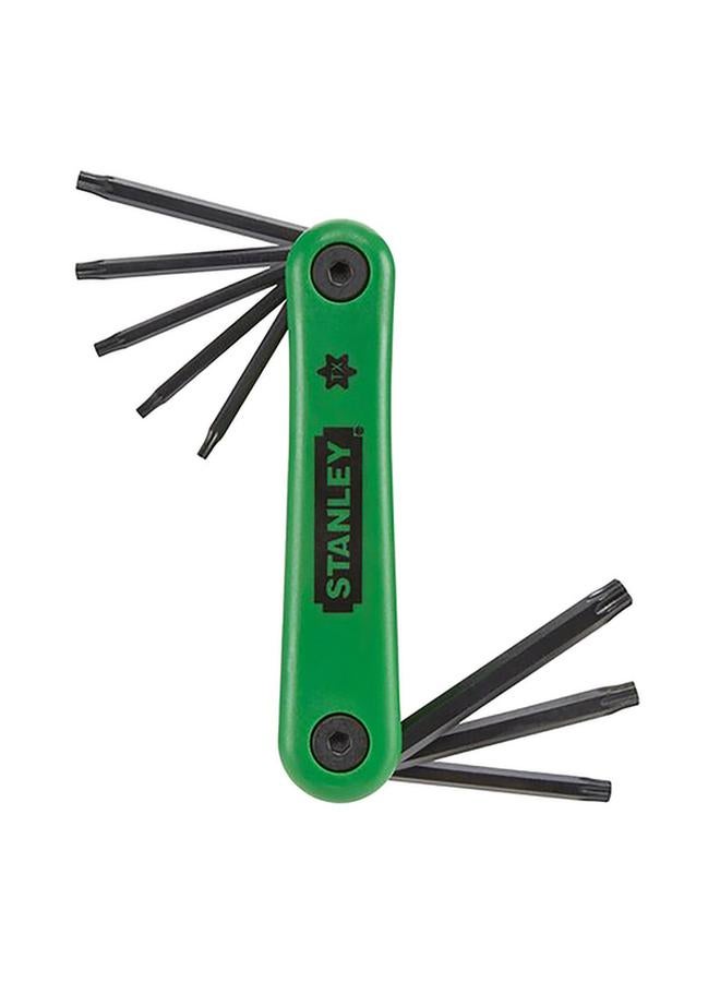 Stanley 8-in-1 Corrosion-Resistant Folding Torx Keys Green and Black 4-69-263 - Image 3