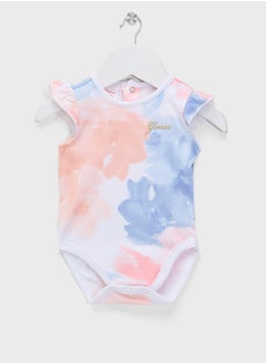 GUESS Kids 3 Pack Printed Bodysuits & Shorts Set  - Image 3