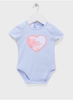 GUESS Kids 3 Pack Printed Bodysuits & Shorts Set  - Image 2