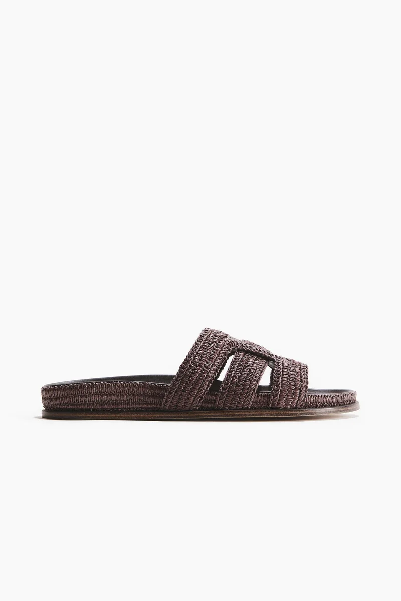 H&M Braided straw sandals