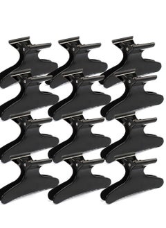 Ondder Ondder Black Butterfly Hair Clips for Styling, Cutting, Coloring - Pro Salon Clamps and Claws Hair Accessories  - Image 1