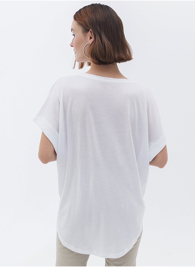 OXXO - Ladies Knitted T-SHIRT - Image 1
