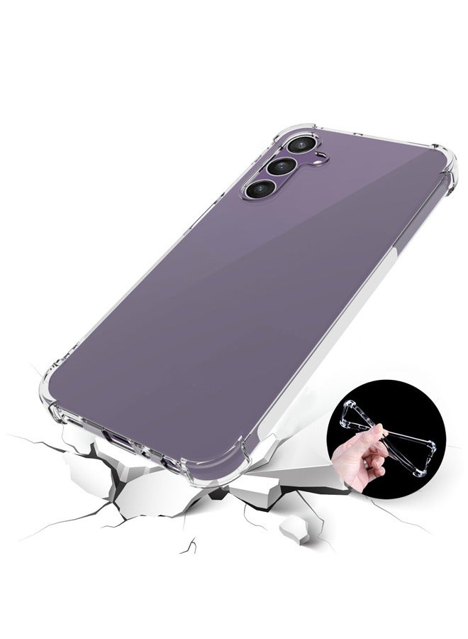 Asan Ge Samsung Galaxy A25 Case, Designed for Galaxy A25 5G Case, Slim Flexible TPU Airbag Bumper Shock Absorption Rubber Soft Silicone Case Cover Fit for Samsung Galaxy A25 6.5inch (Clear) - Image 2