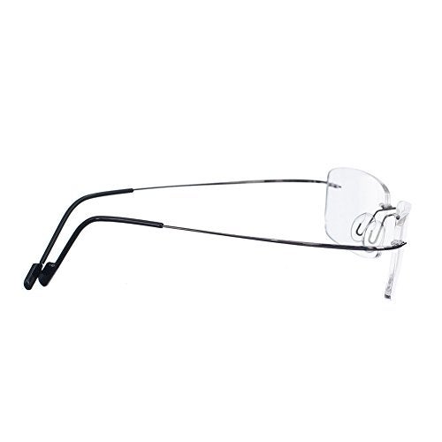 Jcerki Frameless Myopia Glasses Men and women Nearsighted Glasses -2.50 Strength Fashion Distance Spectacles - Image 4