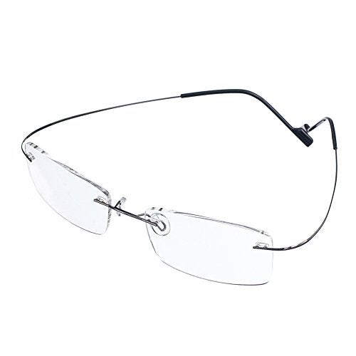 Jcerki Frameless Myopia Glasses Men and women Nearsighted Glasses -2.50 Strength Fashion Distance Spectacles - Image 5