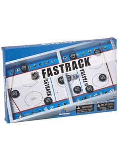 Blue Orange Games Fastrack Nhl The Fast Action Dexterity Puck Sliding Hockey Game - Sporty Dexterity Wooden Ice Hockey 2 Player Game  - Image 2