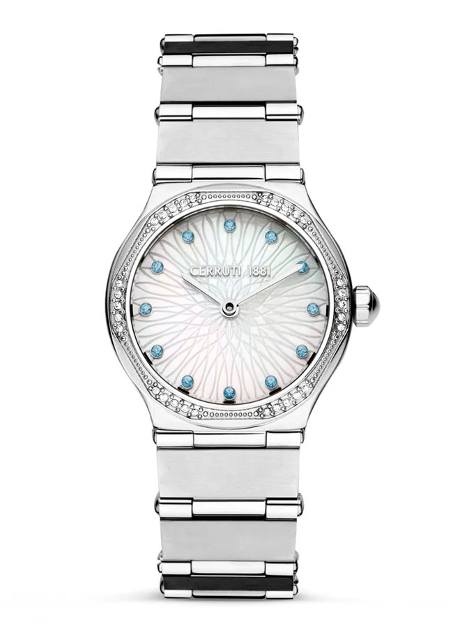 شيروتي 1881 Cerruti Watch for Women - White Dial - 30 MM