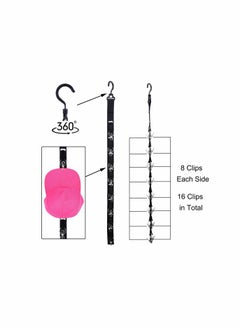 Excefore Closet Hanging Hat Rack, Holds Up To 16 Caps for Baseball Hats, Closet Door Baseball Hat Organizer Hat Storage  - Image 2