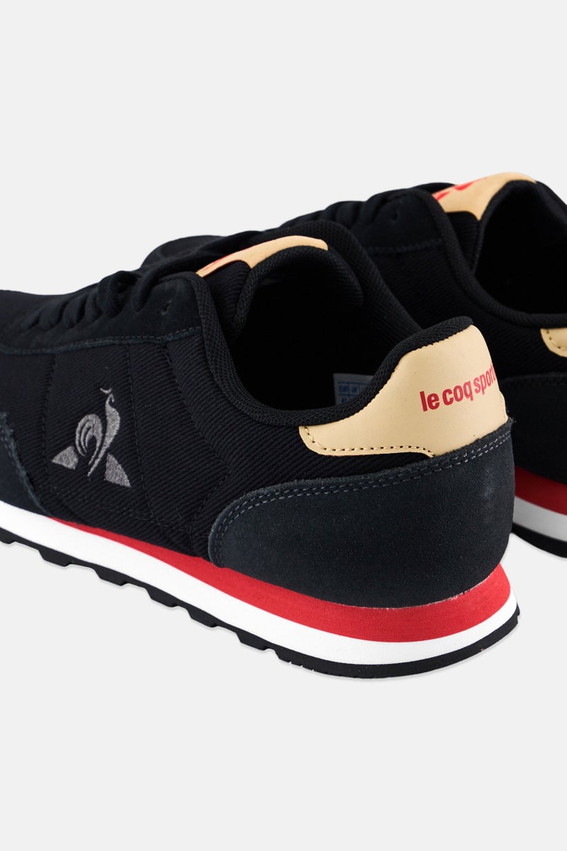 le coq sportif Men Astra Twill Lace Up Casual Shoes, Black  - Image 4