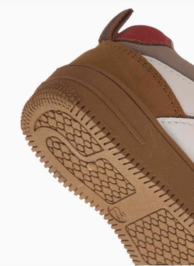 LBL by Shoexpress Girls Panelled Sneakers with Hook and Loop Closure  - Image 5