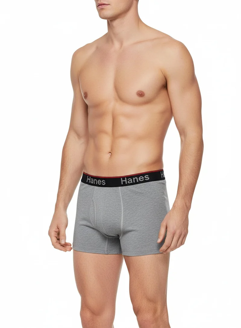 Hanes  Hanes Mens Comfort Flex Fit Moisture Wicking Long Leg Boxer Brief Underwear for Men | Best Price UAE