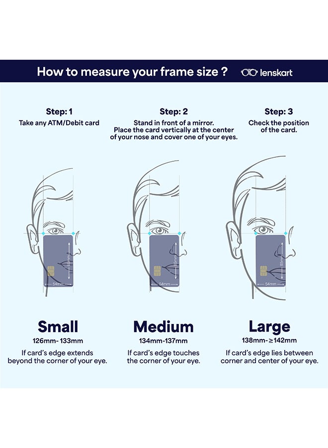 لينسكارت بلو نظارة طبية زيرو باور بعدسات بلوكت بتصميم مضاد للوهج مناسبة للكمبيوتر بإطار مستطيل بلون أسود - مقاس العدسة: 53 مم طراز LB E14255 - Image 3