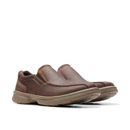 clarks حذاء كلاركس للرجال برادلي ستيب، جلد شمع النحل، 7.5 عريض - Image 5