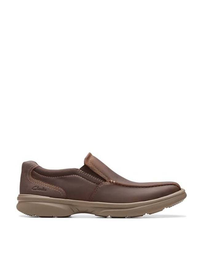 clarks حذاء كلاركس للرجال برادلي ستيب، جلد شمع النحل، 7.5 عريض - Image 1