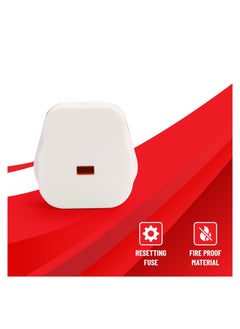 elexon Elexon EL 7301 Plug Top - Fitted 13 A Fuse, Power Indicator, Resetting Fuse, Fireproof Materials - Ideal for Domestic and Commercial Use  - Image 4