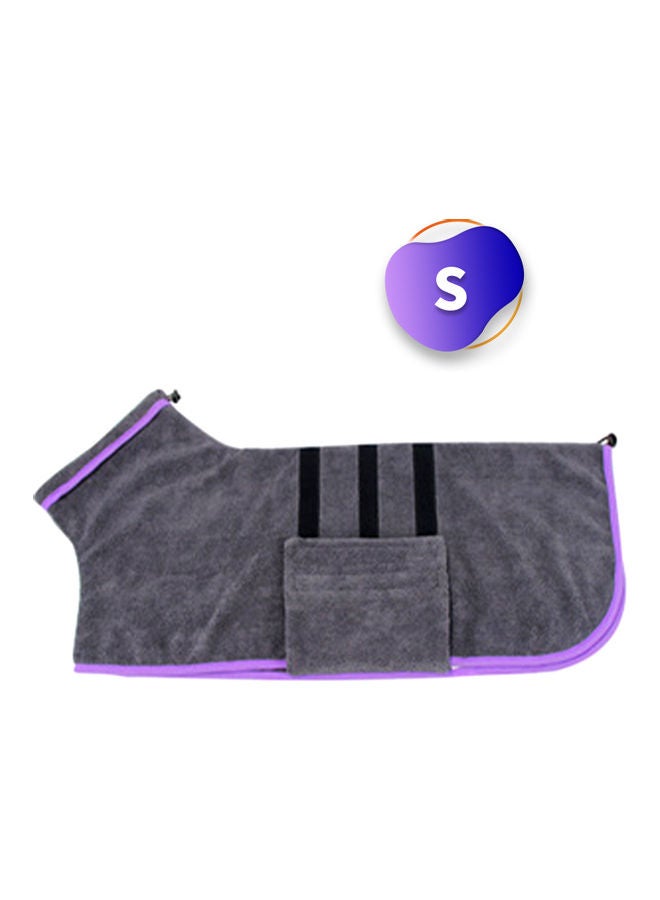 إسكدنيا منشفة روب استحمام للكلاب رمادي - Image 2