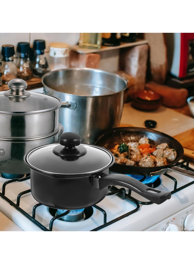 Arabest 13 Pcs Refine Iron Pots and Pans Set, Skillet Fry Pans Cooking Pots, Nonstick Cookware with Utensils for Kitchen Induction, Camping Egg Grill Pan Set - Image 3